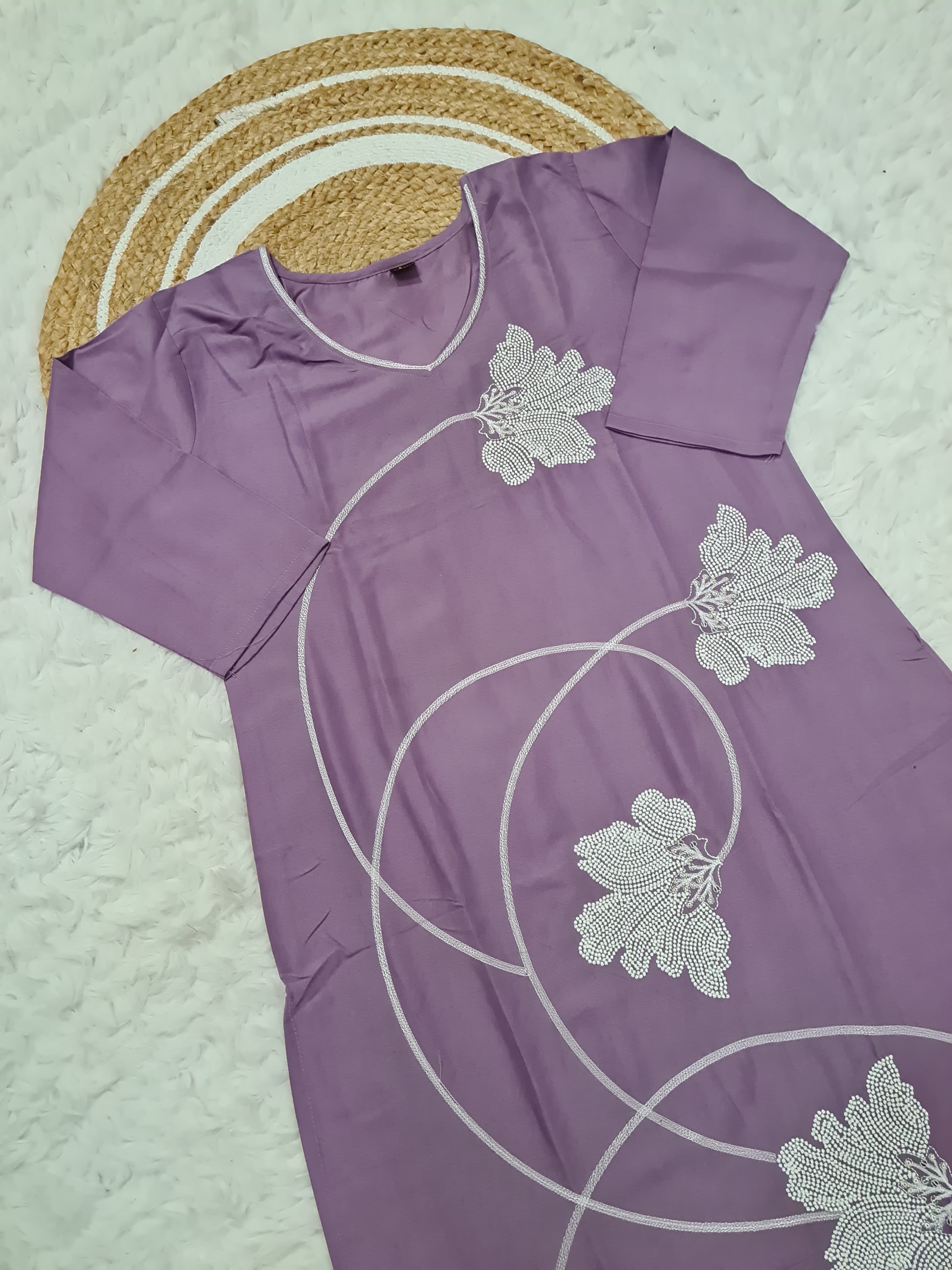 “Party wear women’s suit set – kurti 44 inch, bottom 38 inch”