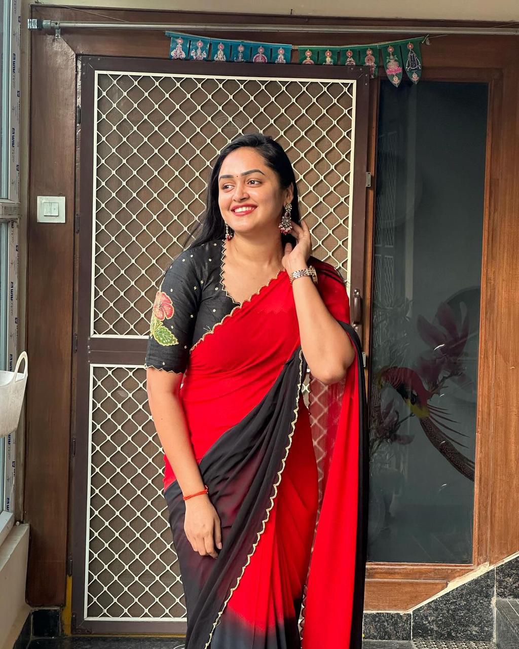 Soft Hand-Dyed Chinnon Saree
