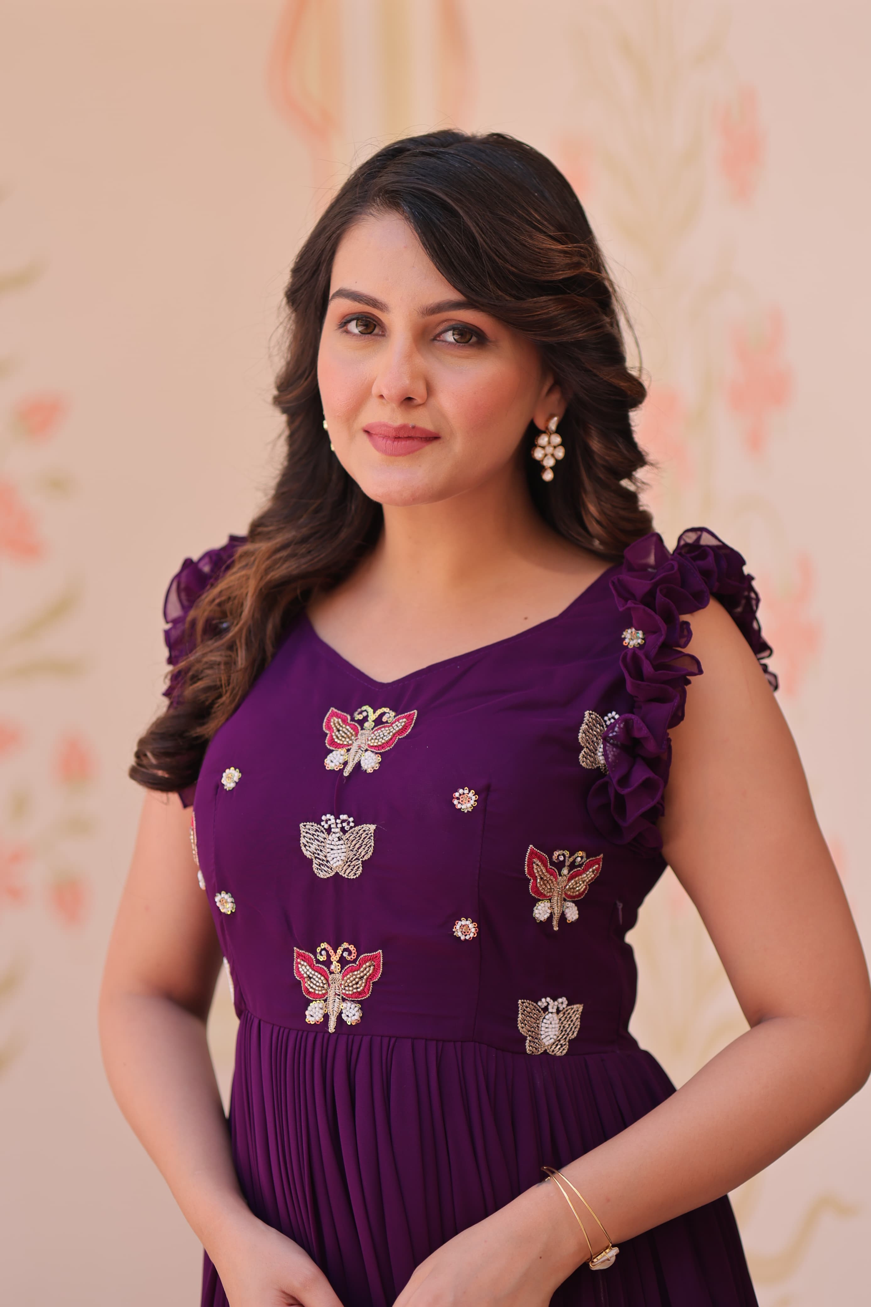 Elegant Faux Blooming Gown
