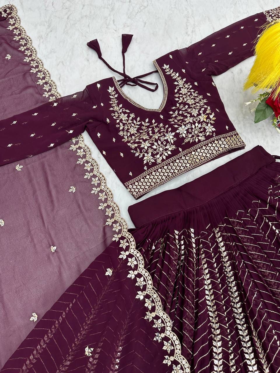 Elegant Wedding Lehenga Set by Her Highness Fashion