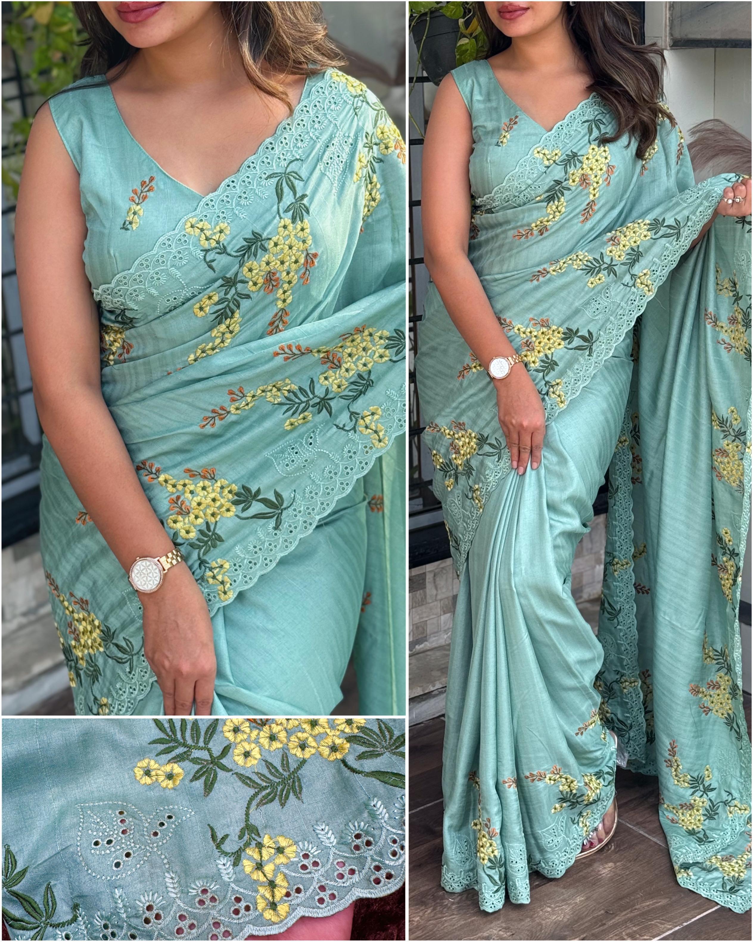 Simple yet elegant — make every moment special with this Tusser Cotton Saree