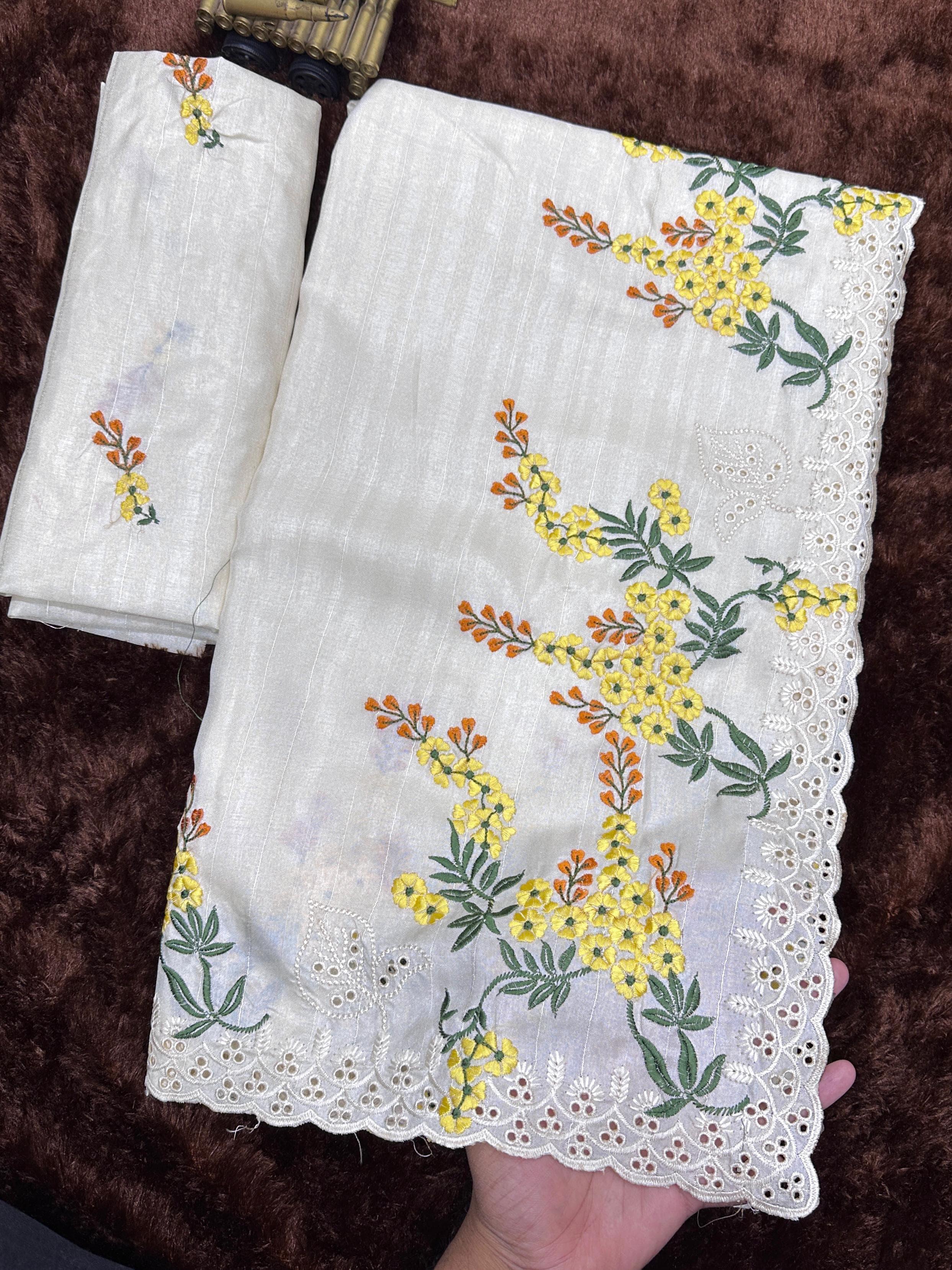 Simple yet elegant — make every moment special with this Tusser Cotton Saree
