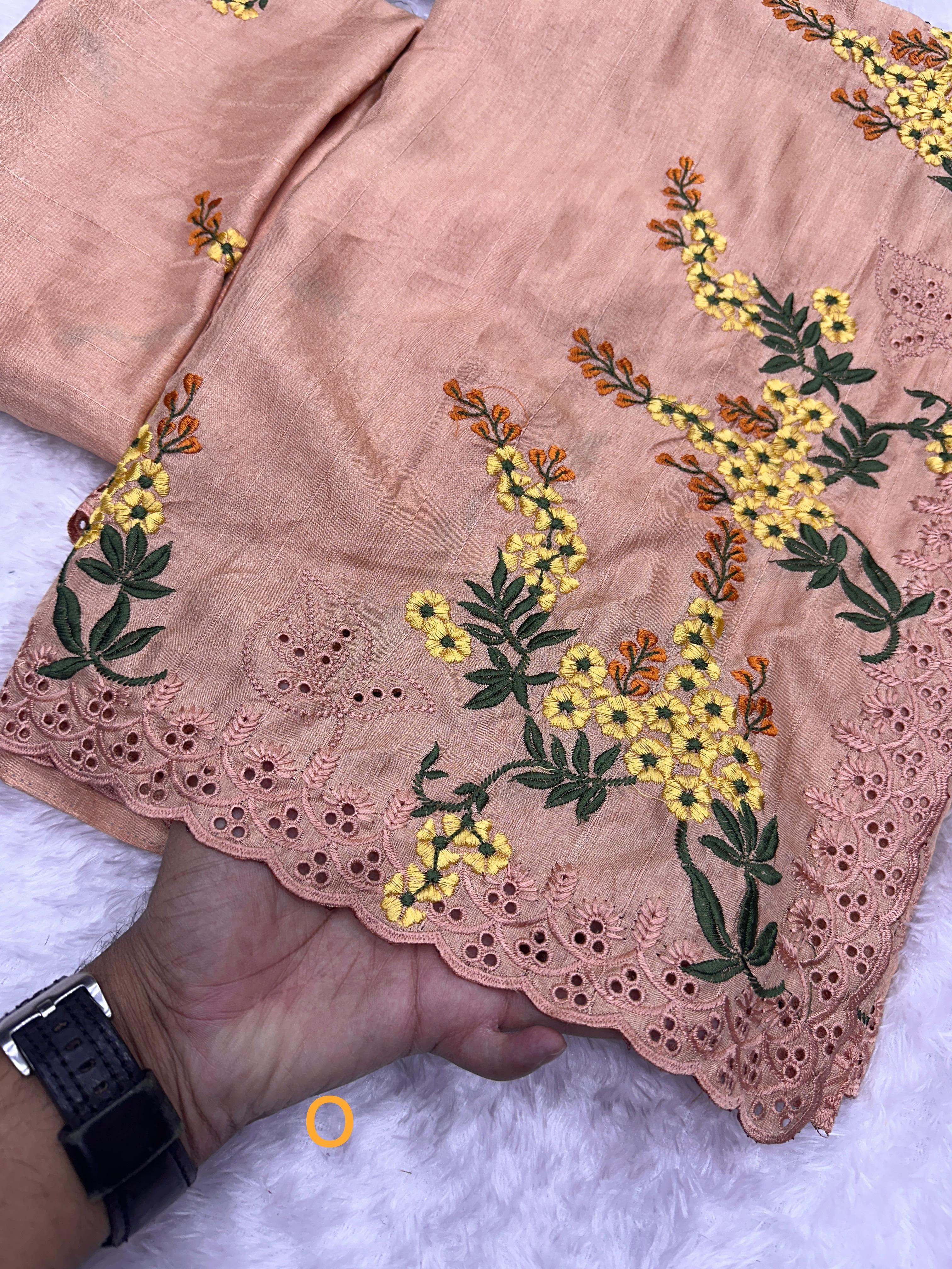 Simple yet elegant — make every moment special with this Tusser Cotton Saree