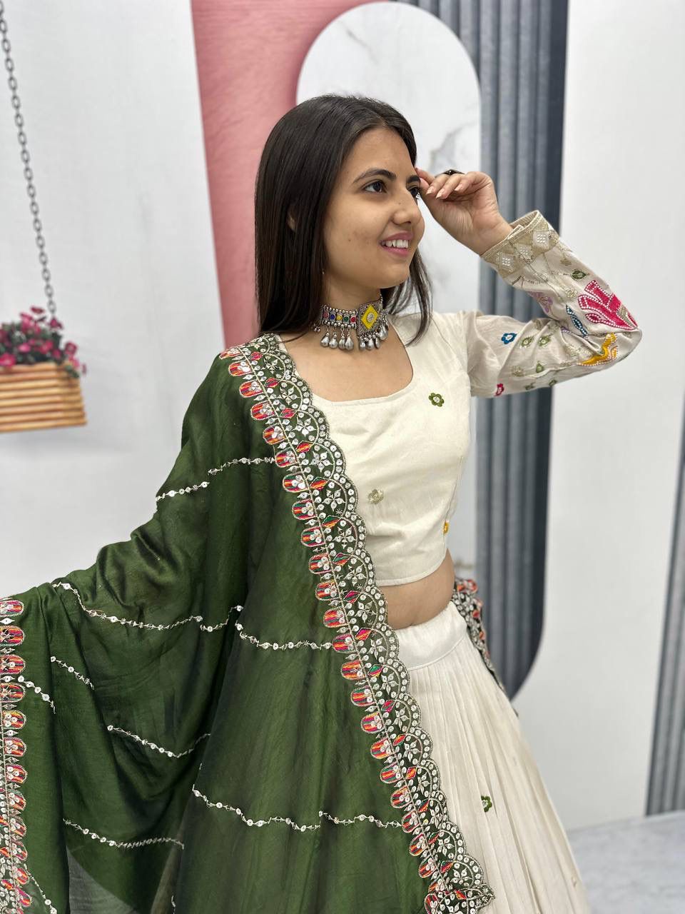 Her Highness Fashion Tissue Silk Lehenga for Festive Wear