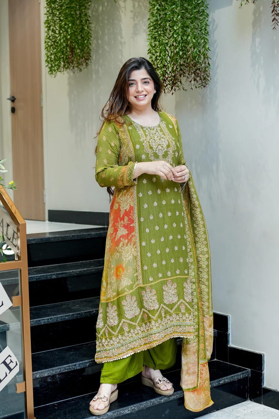 Festive Ready-to-Wear Kurti Set Full View