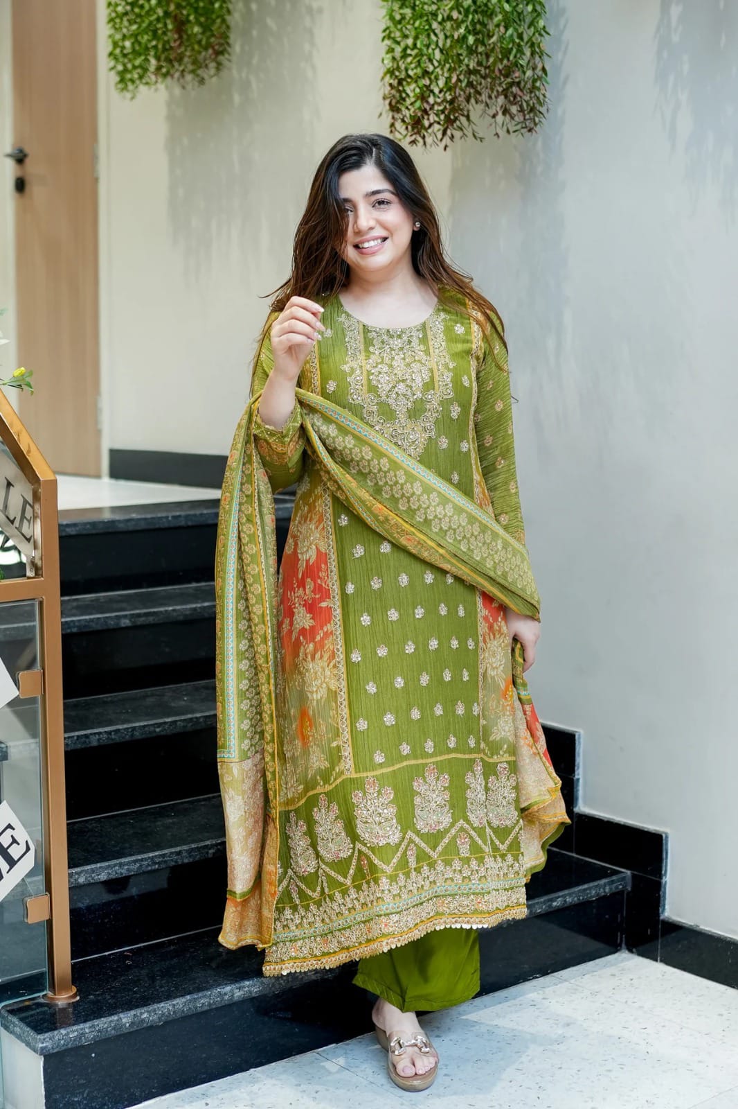 Festive Ready-to-Wear Kurti Set Full View
