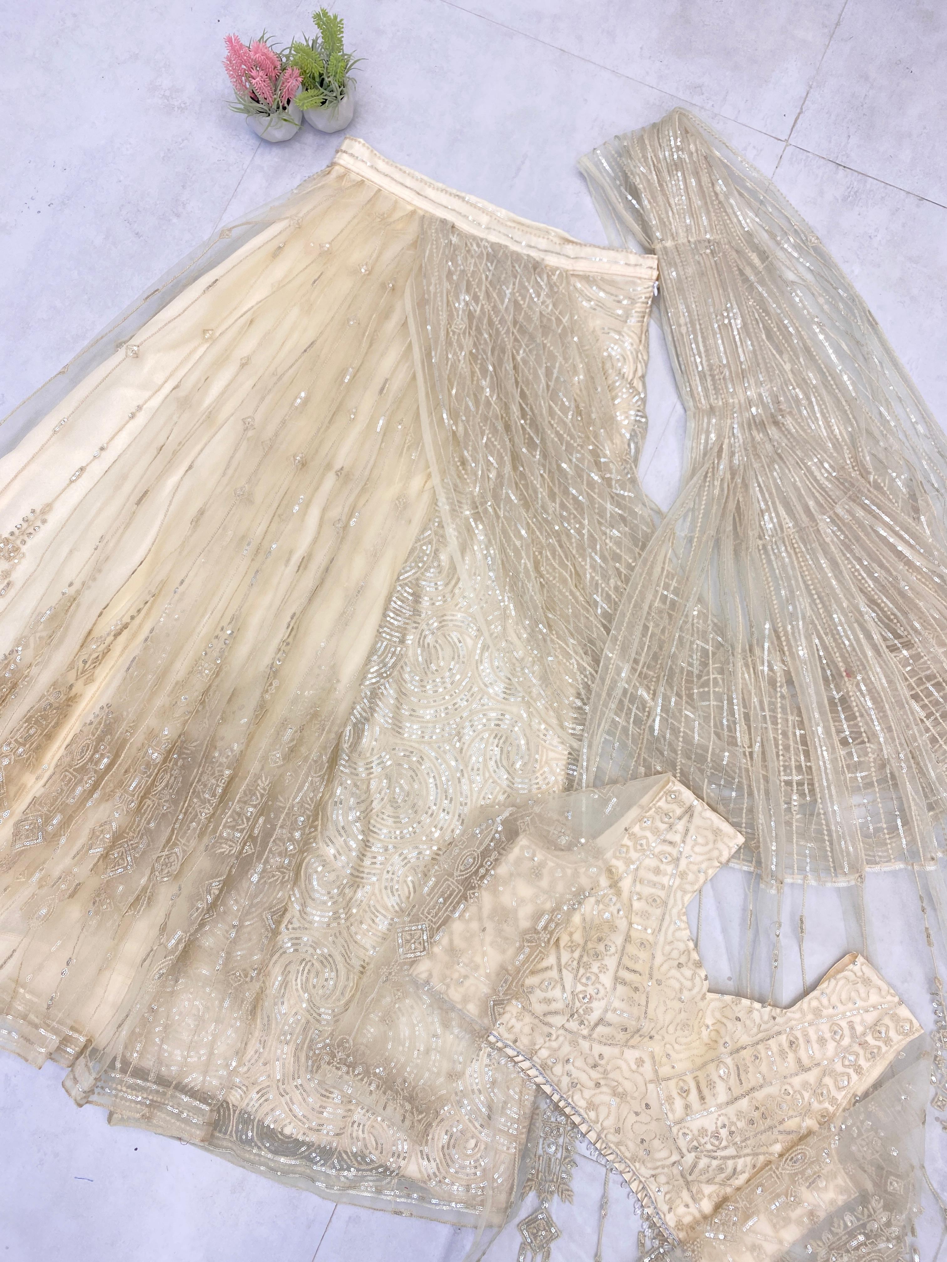 Fully Stitched Butterfly Net Blouse – Front View