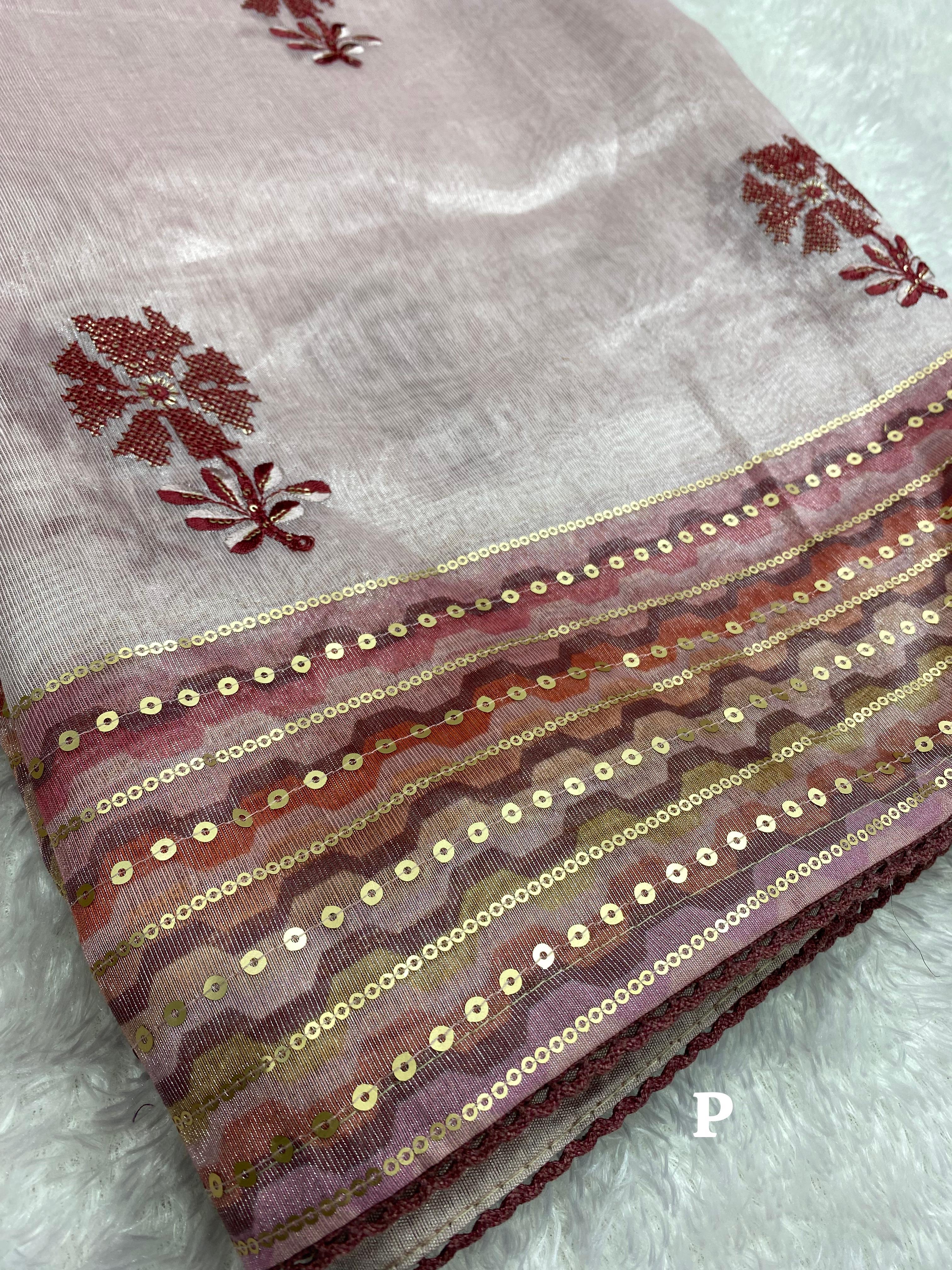 Drape yourself in luxury with this Tani Shani Silk Saree