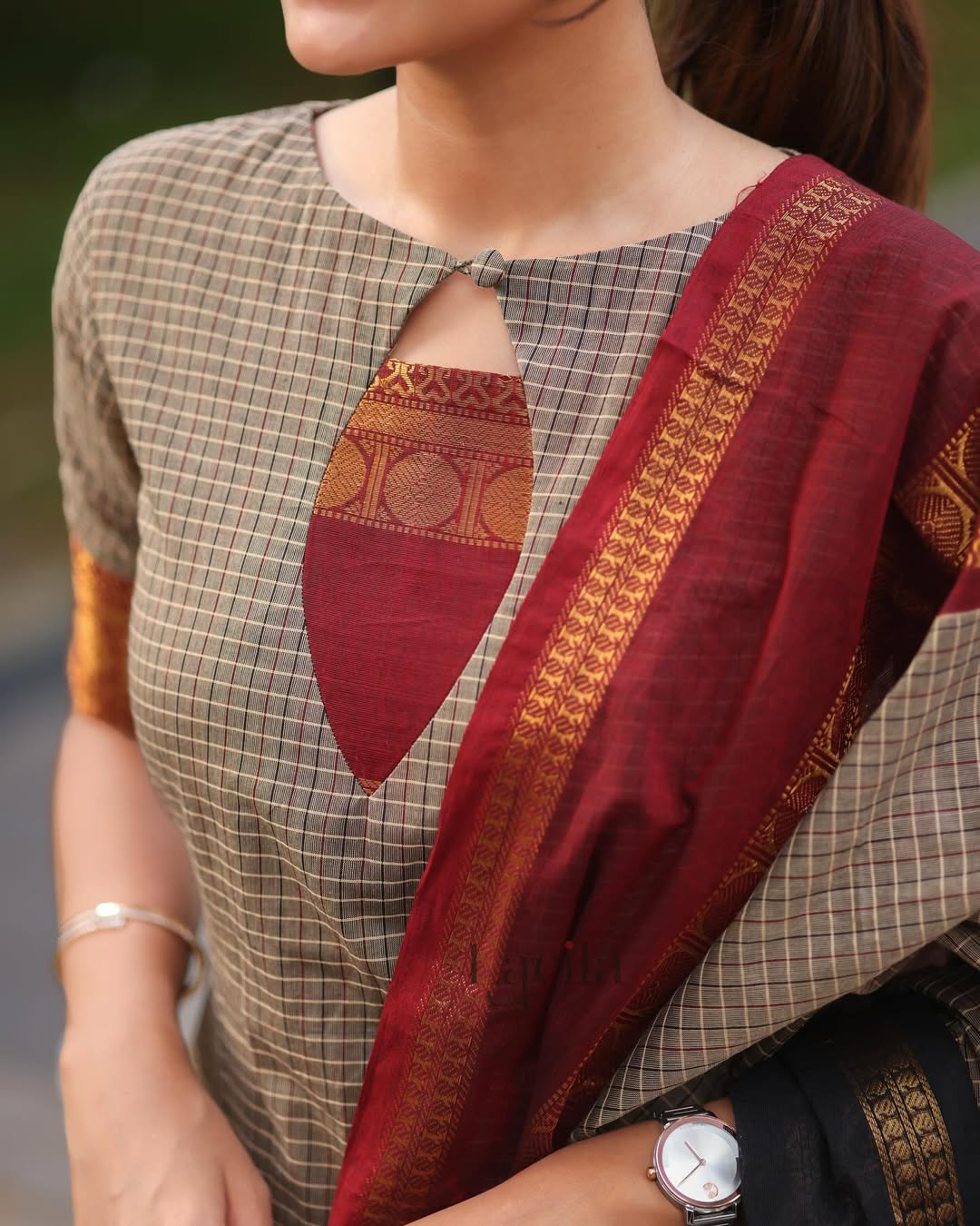 Elegant traditional South cotton outfit