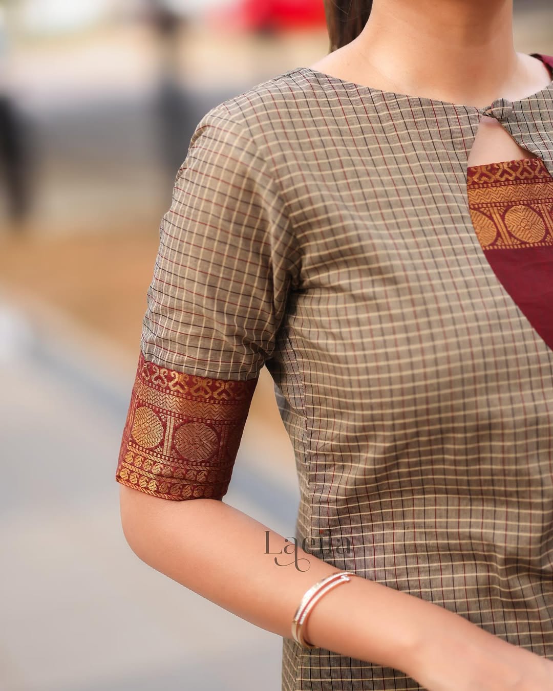 Elegant traditional South cotton outfit