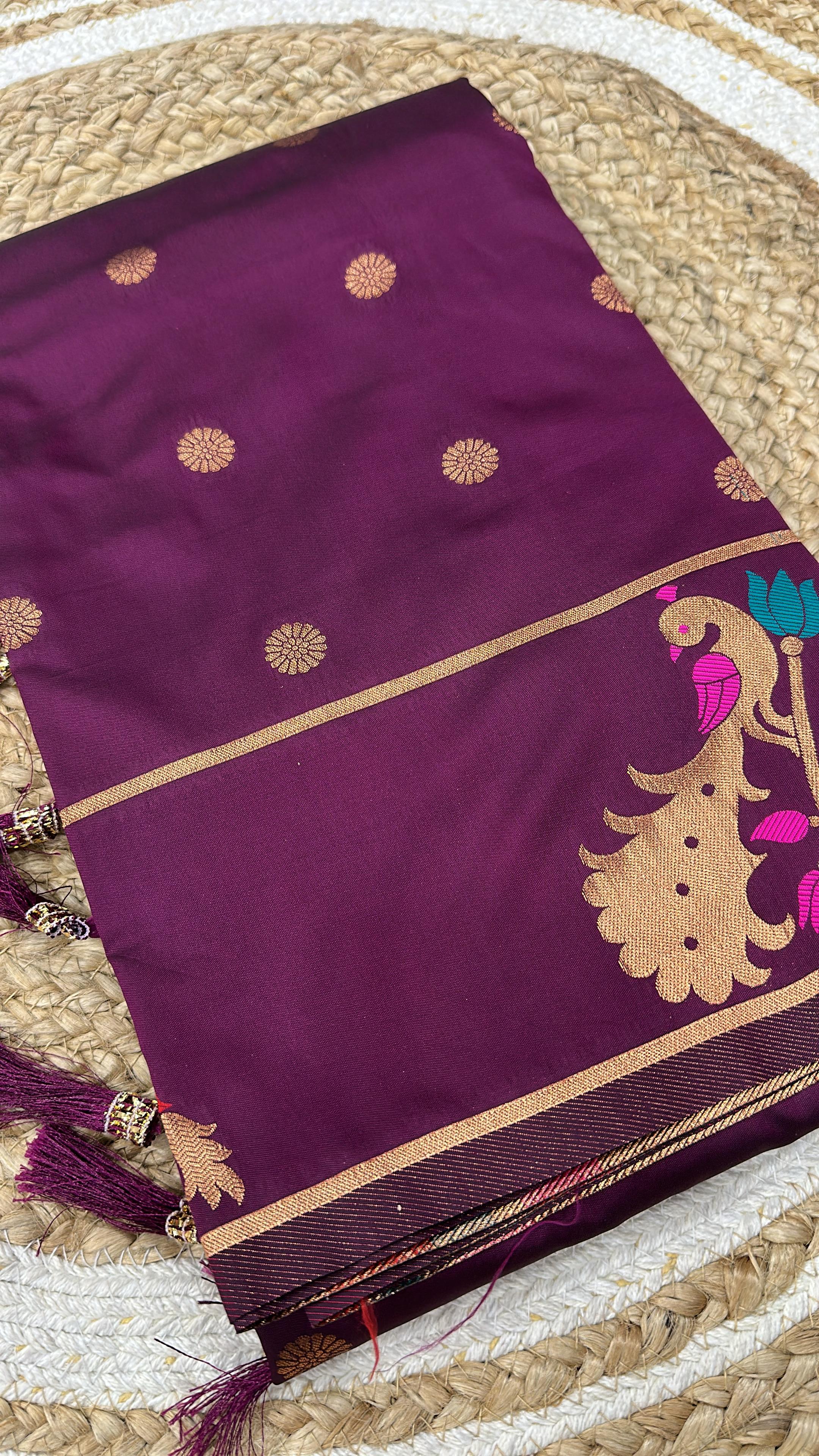 Luxury festive Paithani silk saree from Her Highness Fashion
