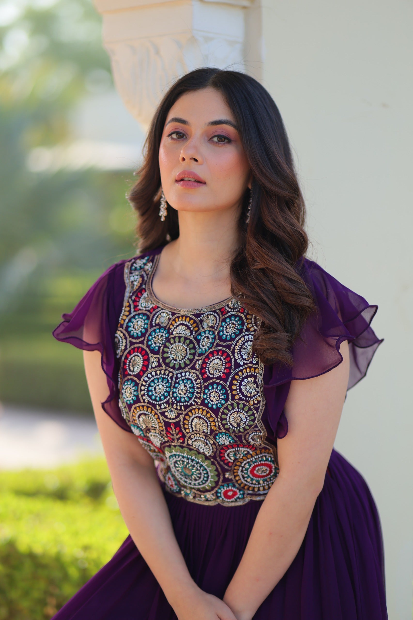 Her Highness Fashion premium faux blooming gown