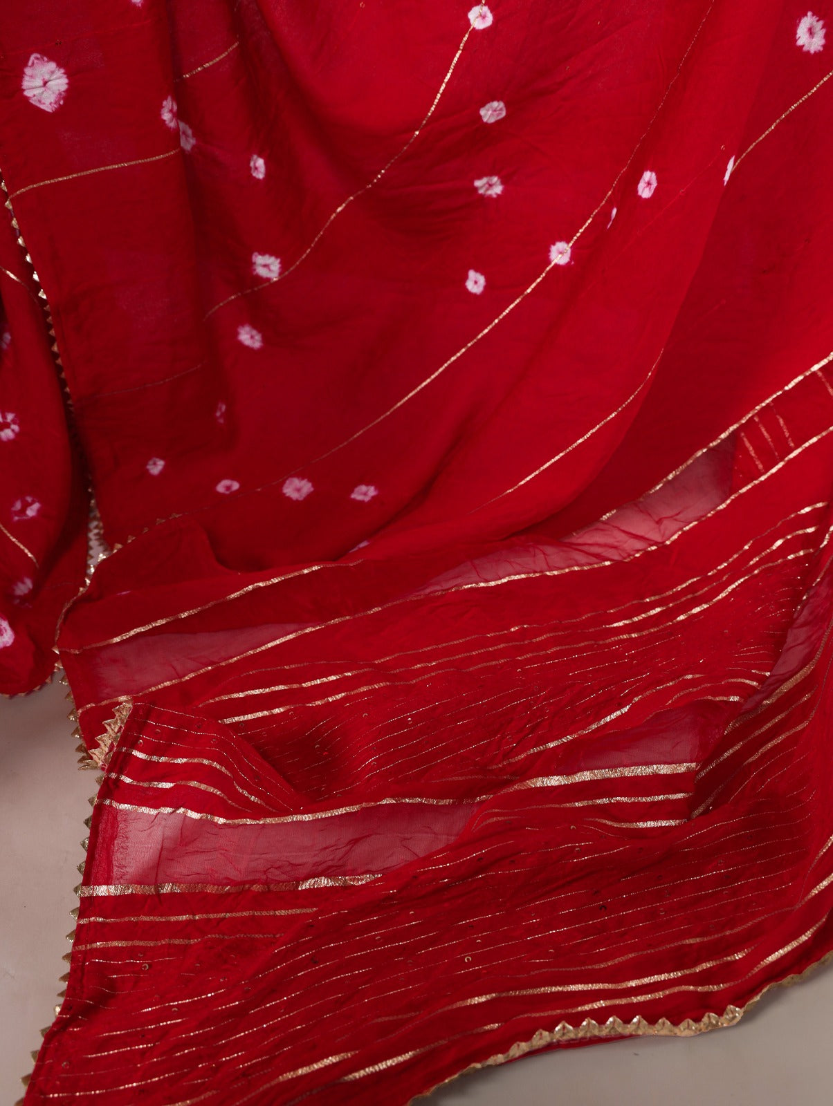 Elegant Viscose Chanderi Saree with Sequins & Zari Line Work