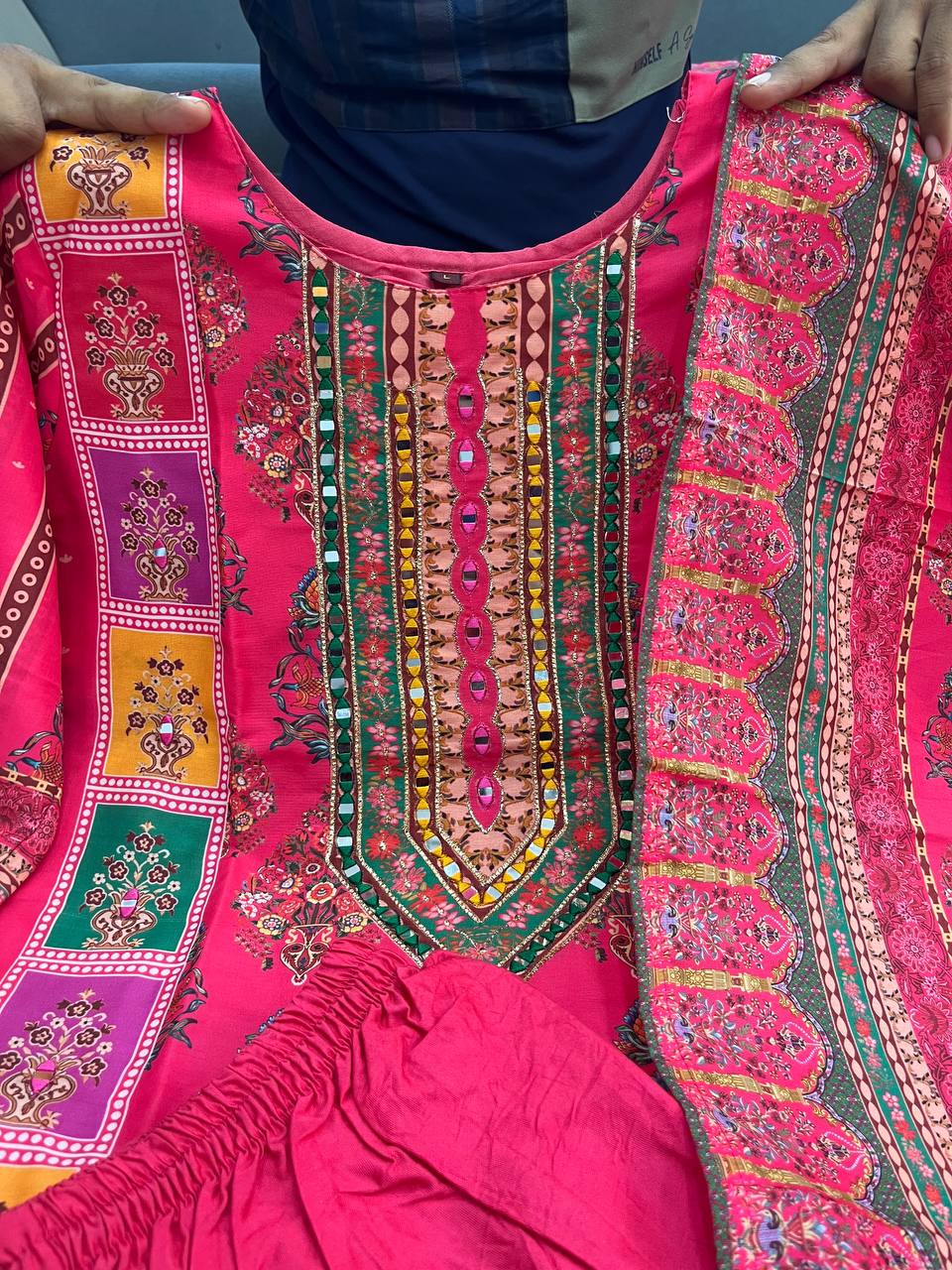 Designer Pink Suit Set for Women by Her Highness Fashion