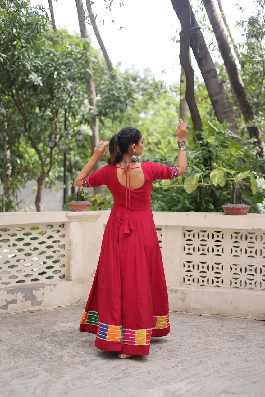 Her Highness Fashion Multicolor Embroidered Gown