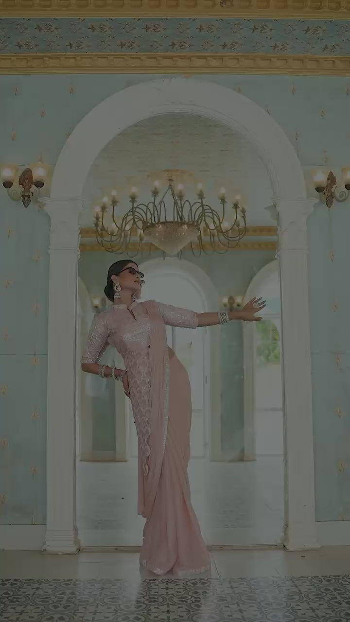Luxury partywear saree set from Her Highness Fashion