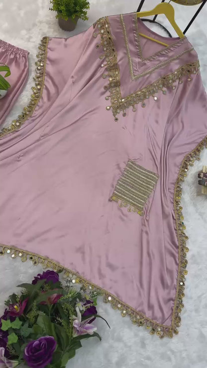 Party Wear Kaftan with Pant